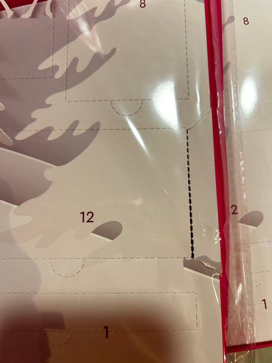 Damaged 12 day cluster advent calendar