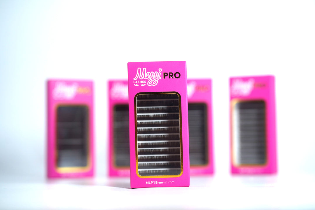 Brown Single Length Classic Lashes - Meggi Lashes PRO