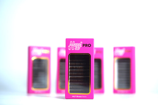 Brown Single Length Classic Lashes - Meggi Lashes PRO